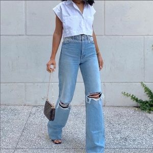 Zara Full Length 90s Jeans
